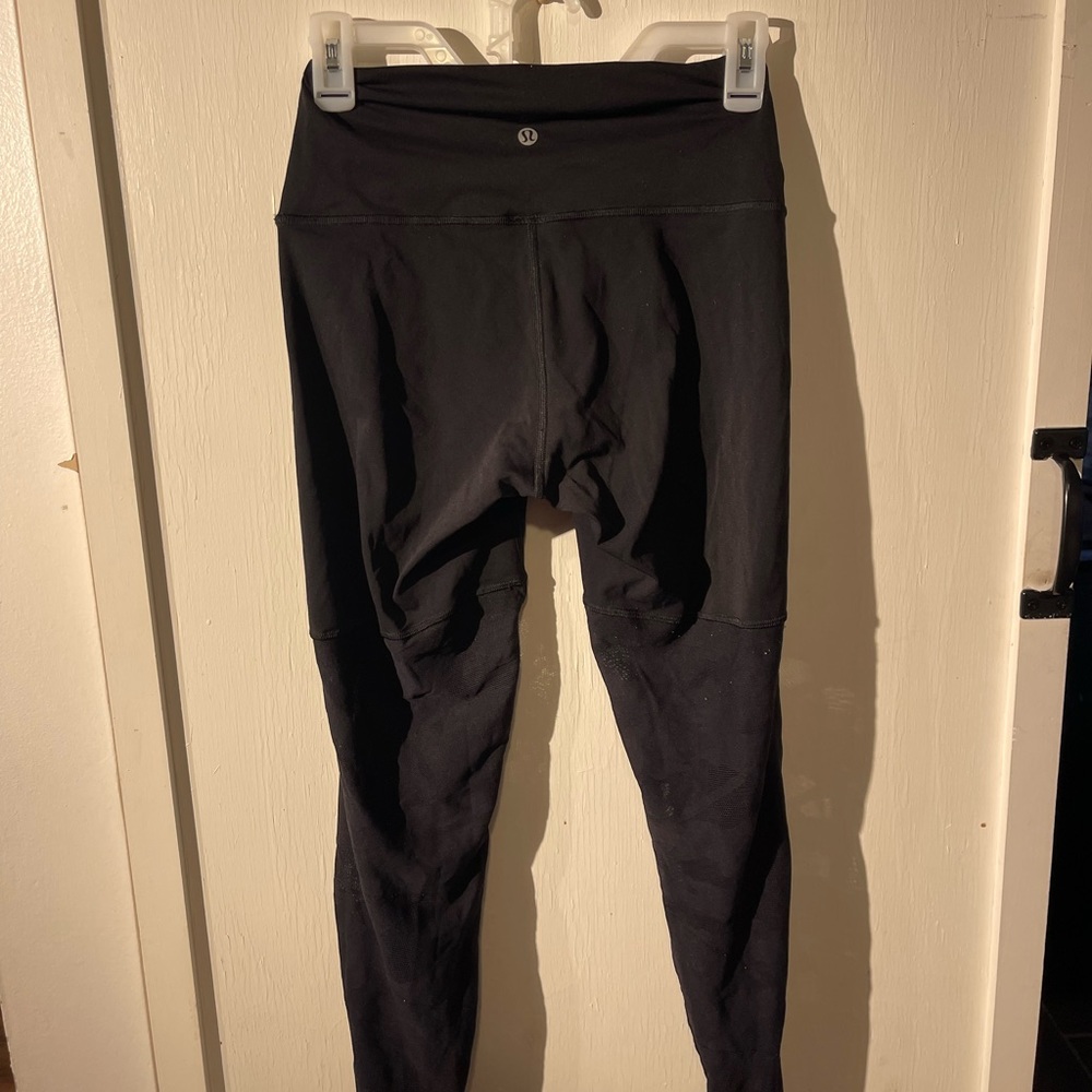 Lululemon Sheer Will High-Rise Camo Black Size 4